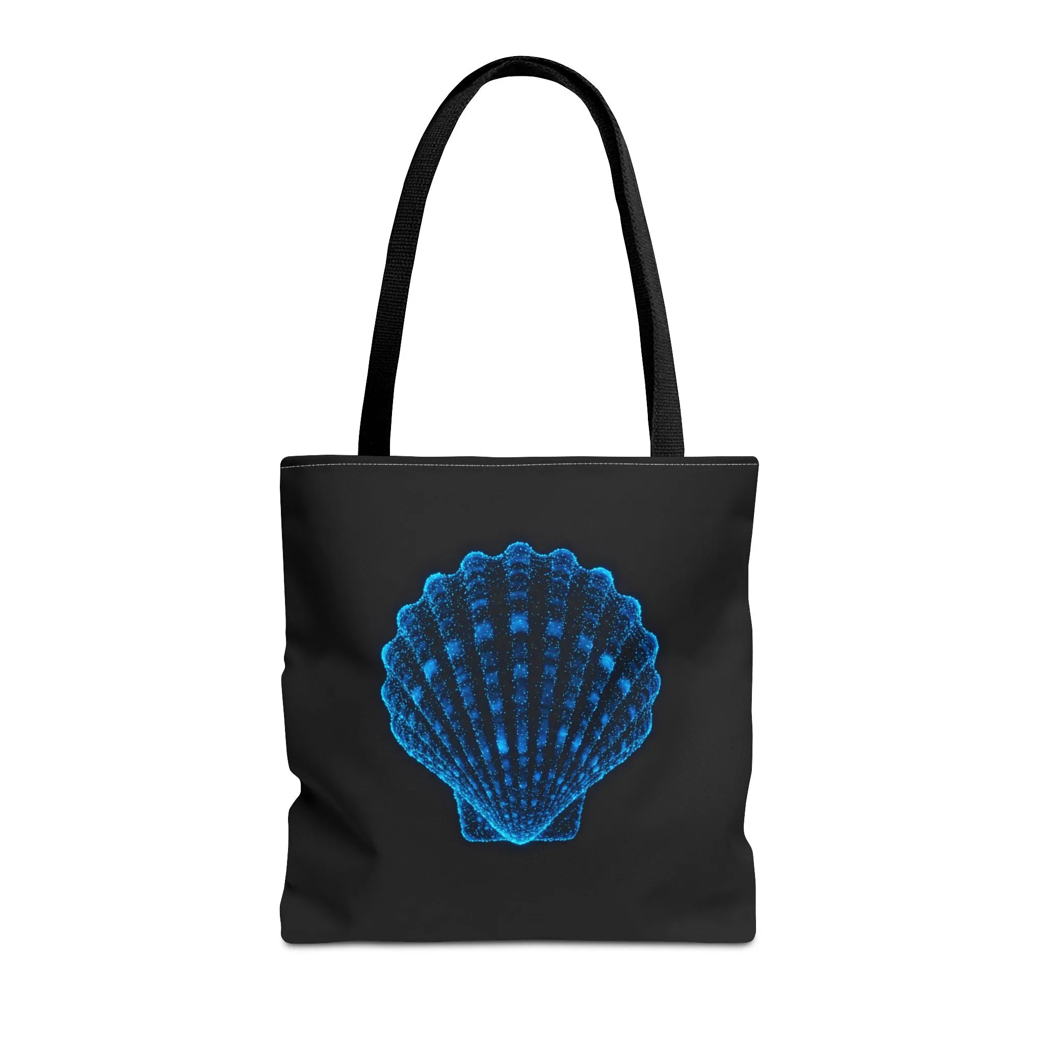 Ocean Blue Shell Tote Bag | Stylish Beach Essential | Eco-Friendly Shopping Bag