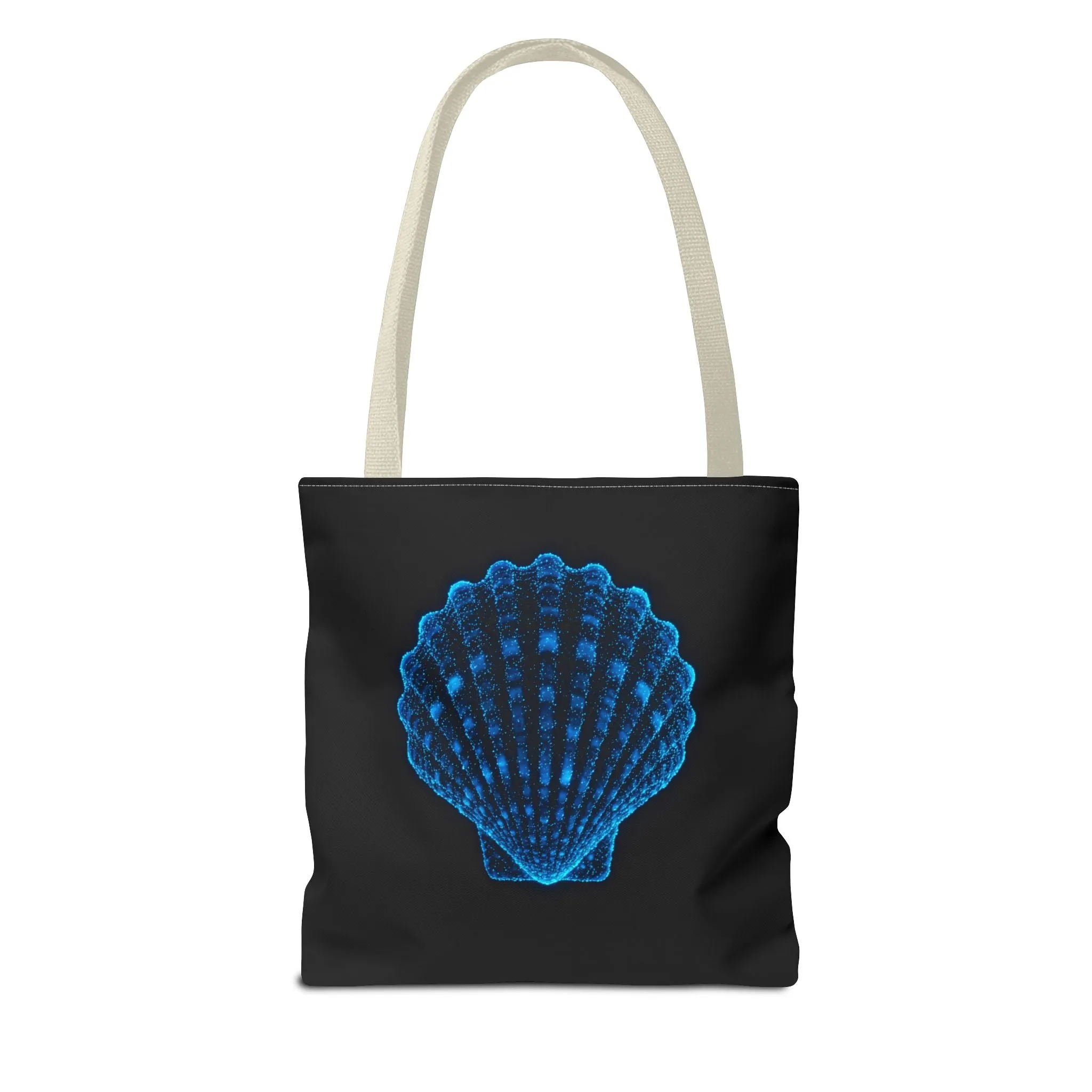 Ocean Blue Shell Tote Bag | Stylish Beach Essential | Eco-Friendly Shopping Bag