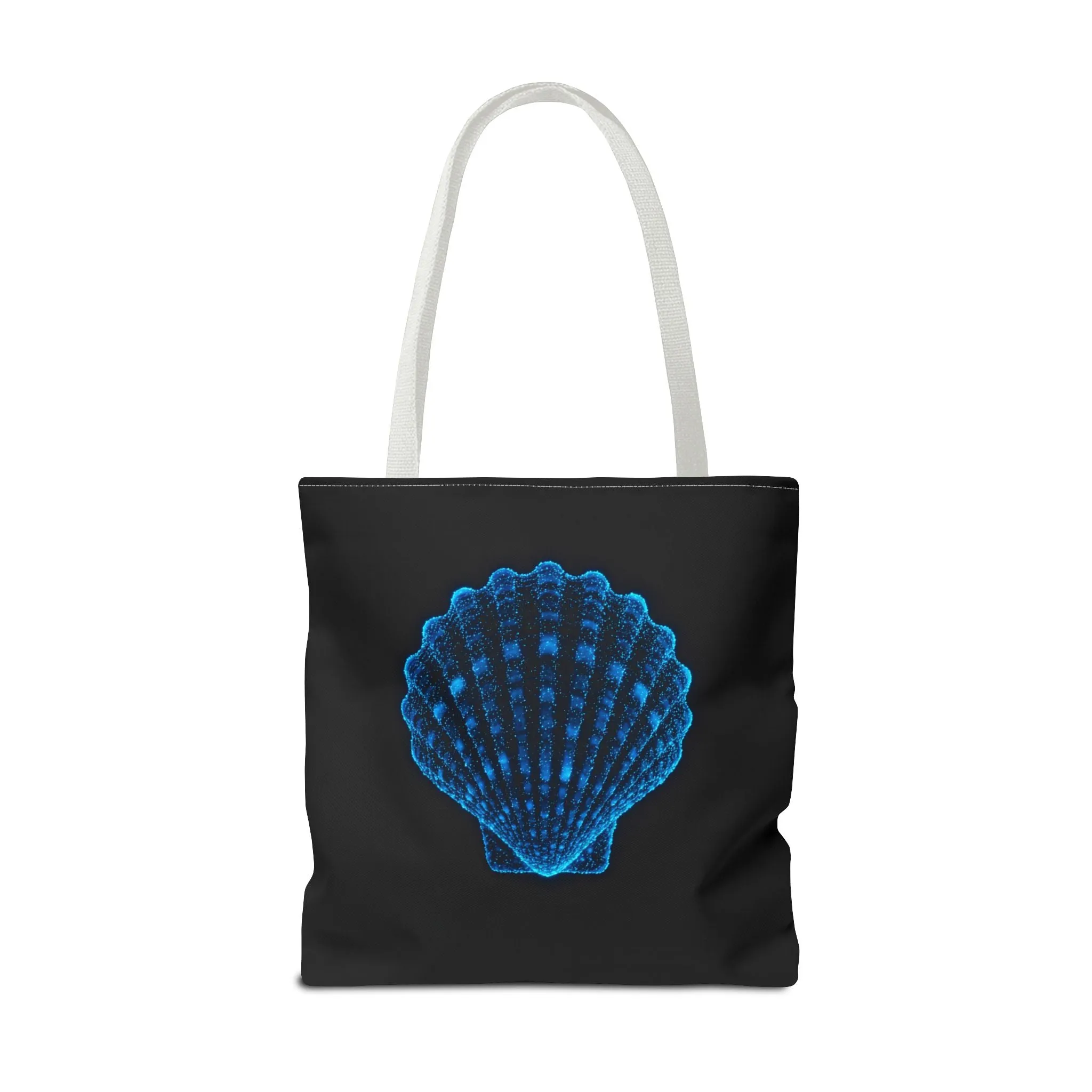 Ocean Blue Shell Tote Bag | Stylish Beach Essential | Eco-Friendly Shopping Bag