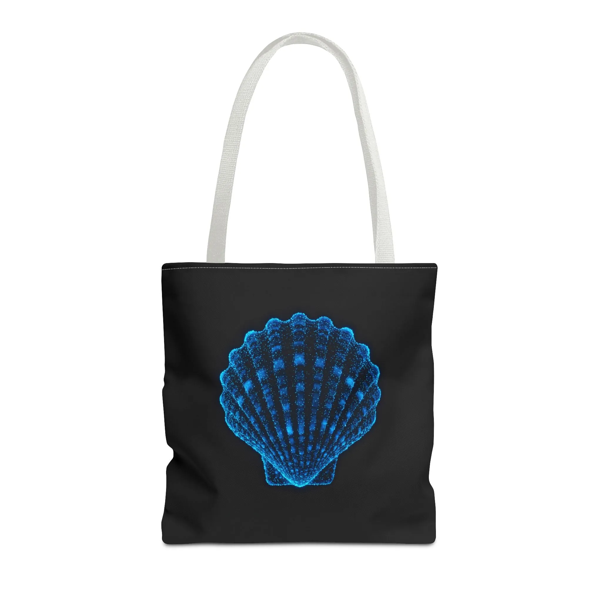 Ocean Blue Shell Tote Bag | Stylish Beach Essential | Eco-Friendly Shopping Bag
