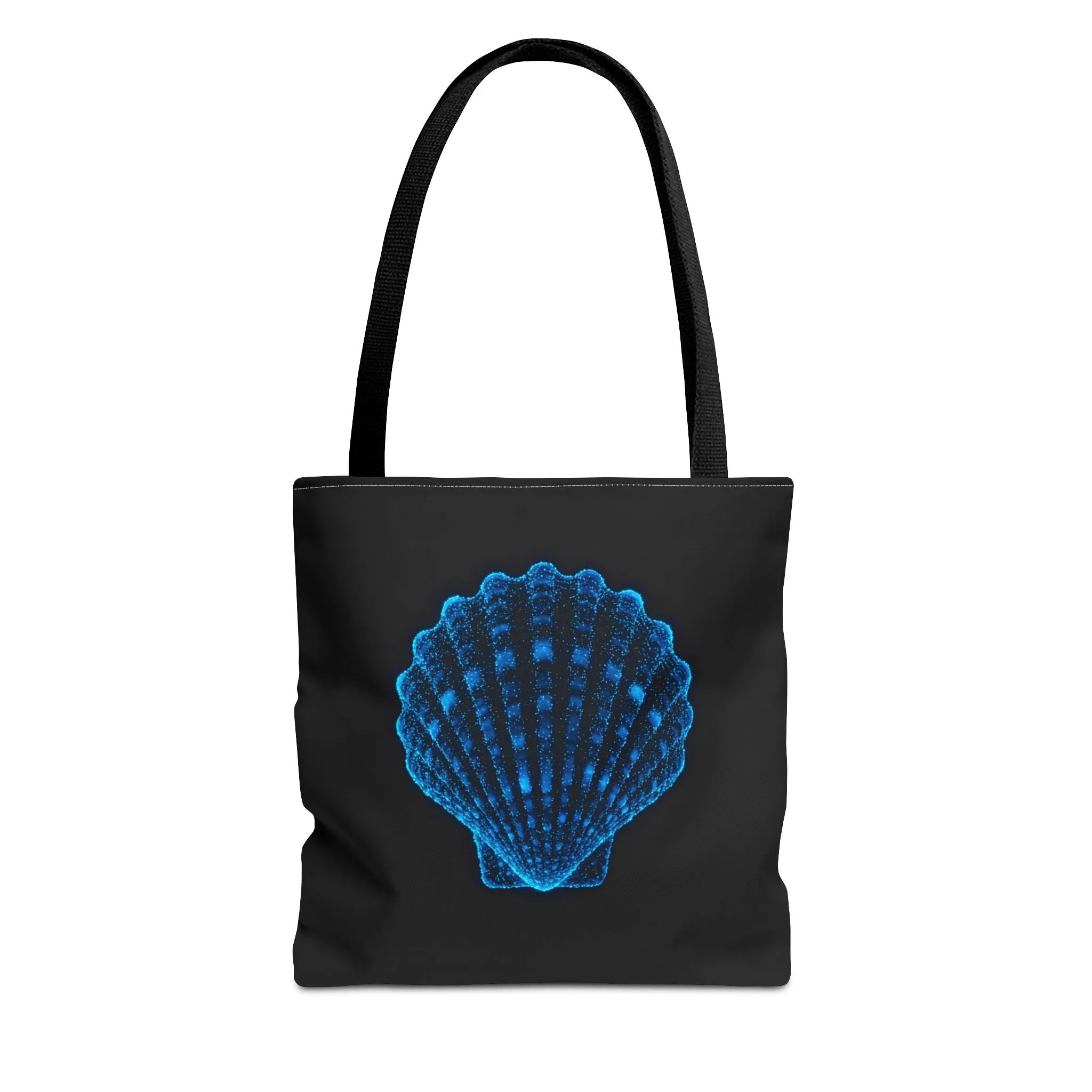 Ocean Blue Shell Tote Bag | Stylish Beach Essential | Eco-Friendly Shopping Bag