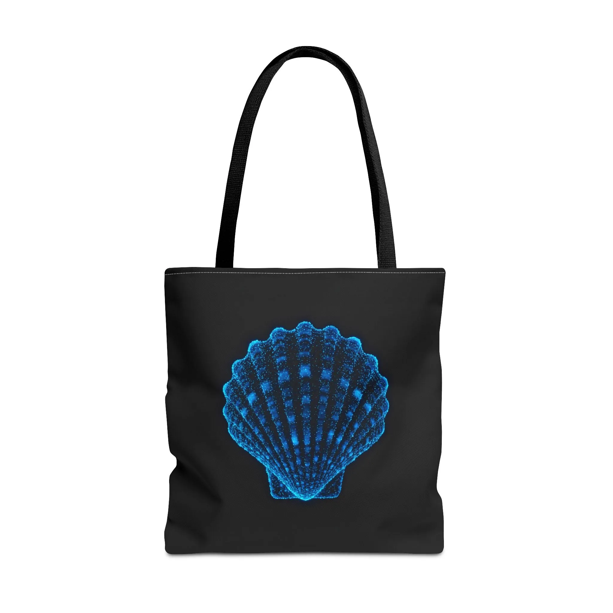 Ocean Blue Shell Tote Bag | Stylish Beach Essential | Eco-Friendly Shopping Bag