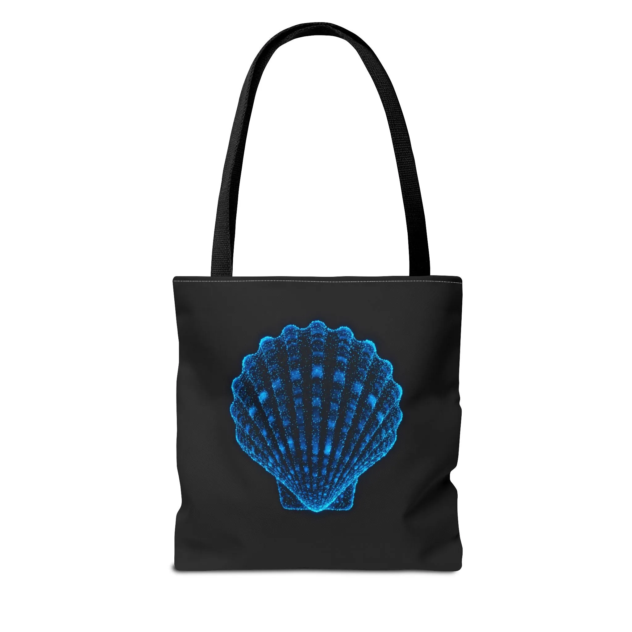 Ocean Blue Shell Tote Bag | Stylish Beach Essential | Eco-Friendly Shopping Bag