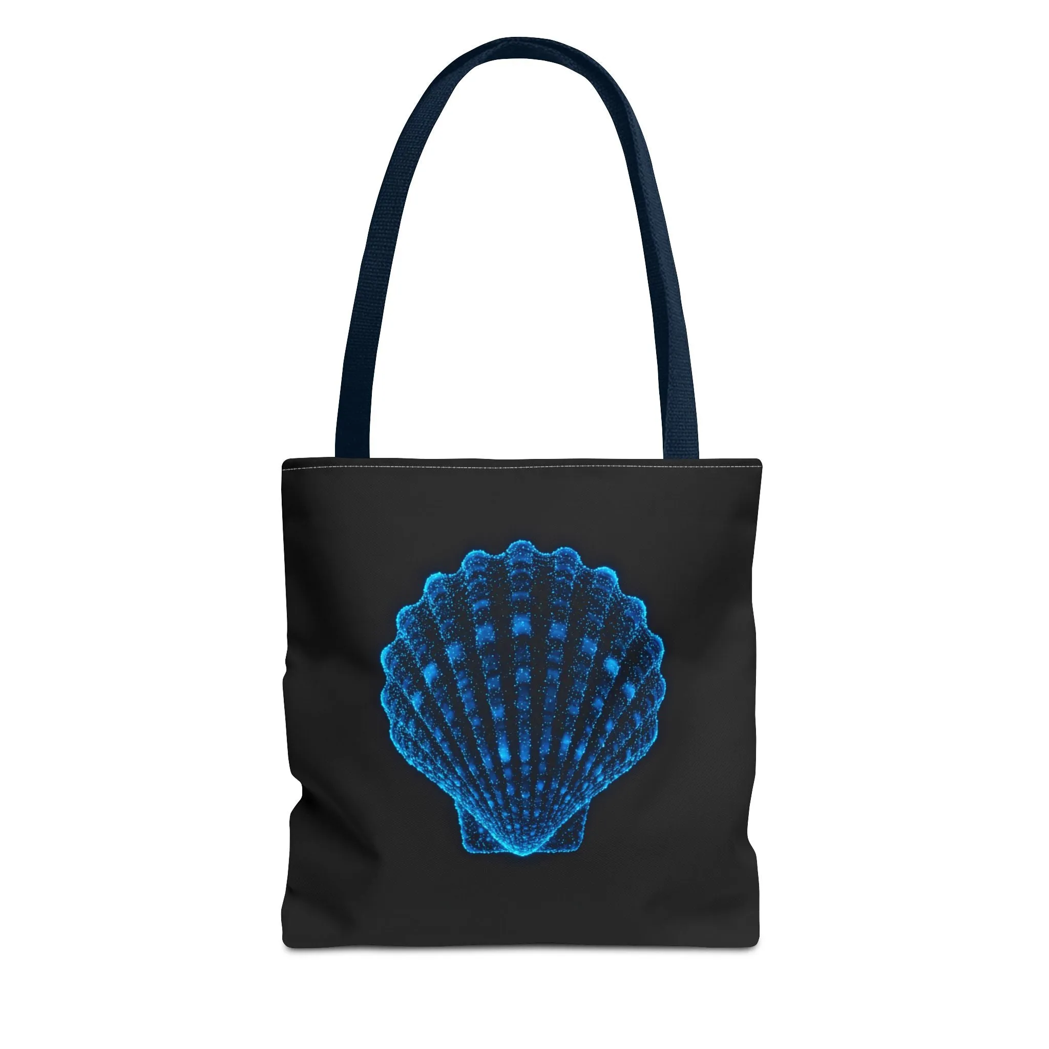 Ocean Blue Shell Tote Bag | Stylish Beach Essential | Eco-Friendly Shopping Bag