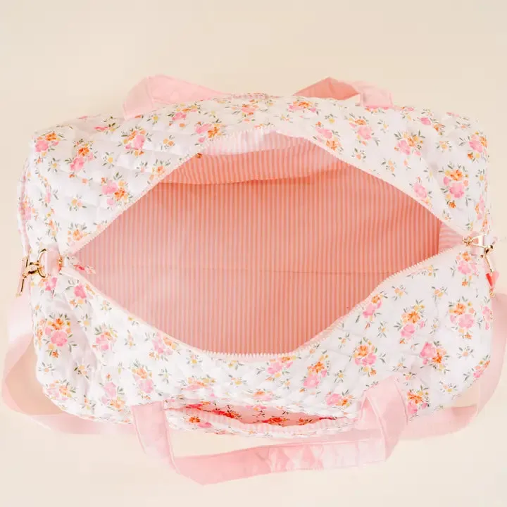 On-The-Go Quilted Weekender Bag