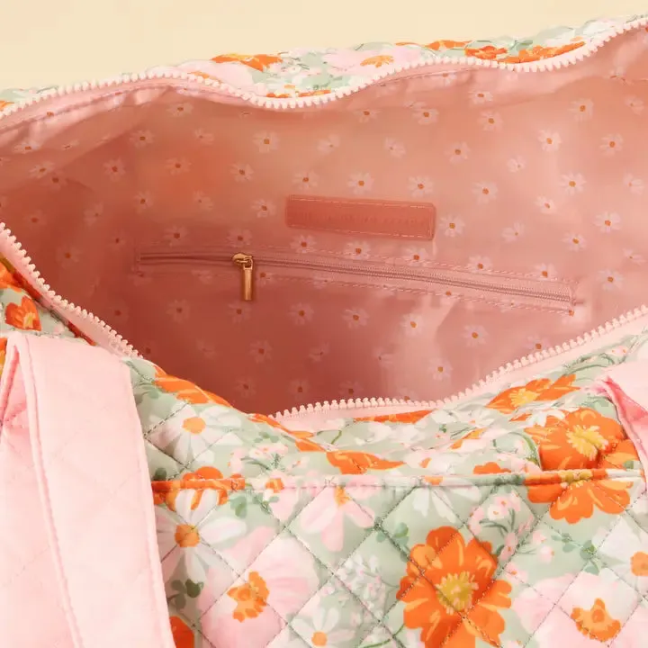 On-The-Go Quilted Weekender Bag