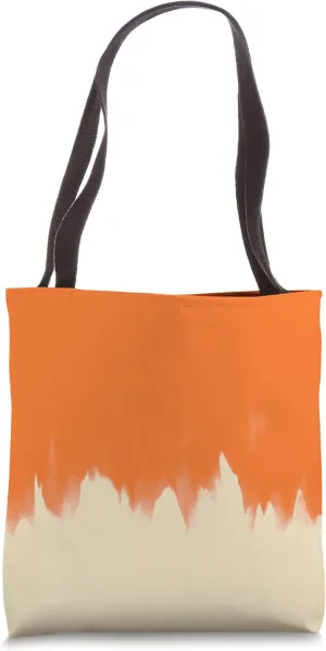 Orange Smear Tote Bag
