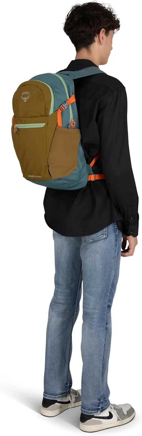 Osprey Daylite Plus Earth Commuter Backpack, Dark Charcoal/Blue Flame