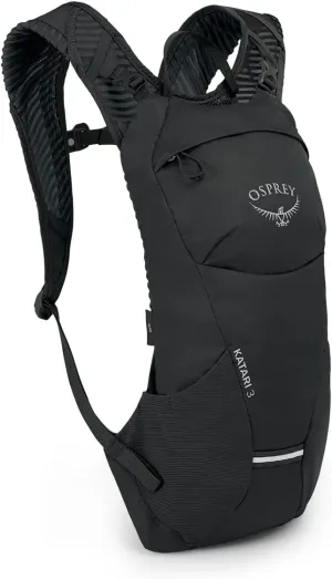 Osprey Katari 3L Men's Biking Backpack with Hydraulics Reservoir, Black