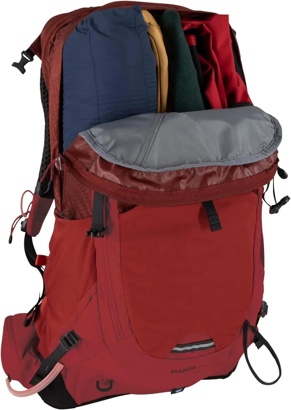 Osprey Manta 24L Men's Hiking Backpack with Hydraulics Reservoir, Black, One Size