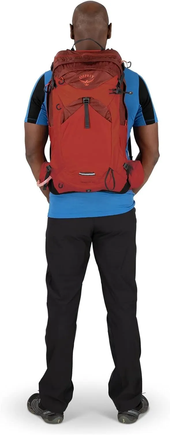 Osprey Manta 24L Men's Hiking Backpack with Hydraulics Reservoir, Black, One Size