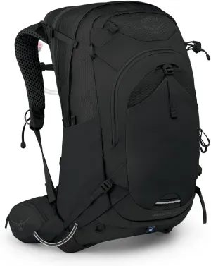 Osprey Manta 34L Men's Hiking Backpack with Hydraulics Reservoir, Black, One Size
