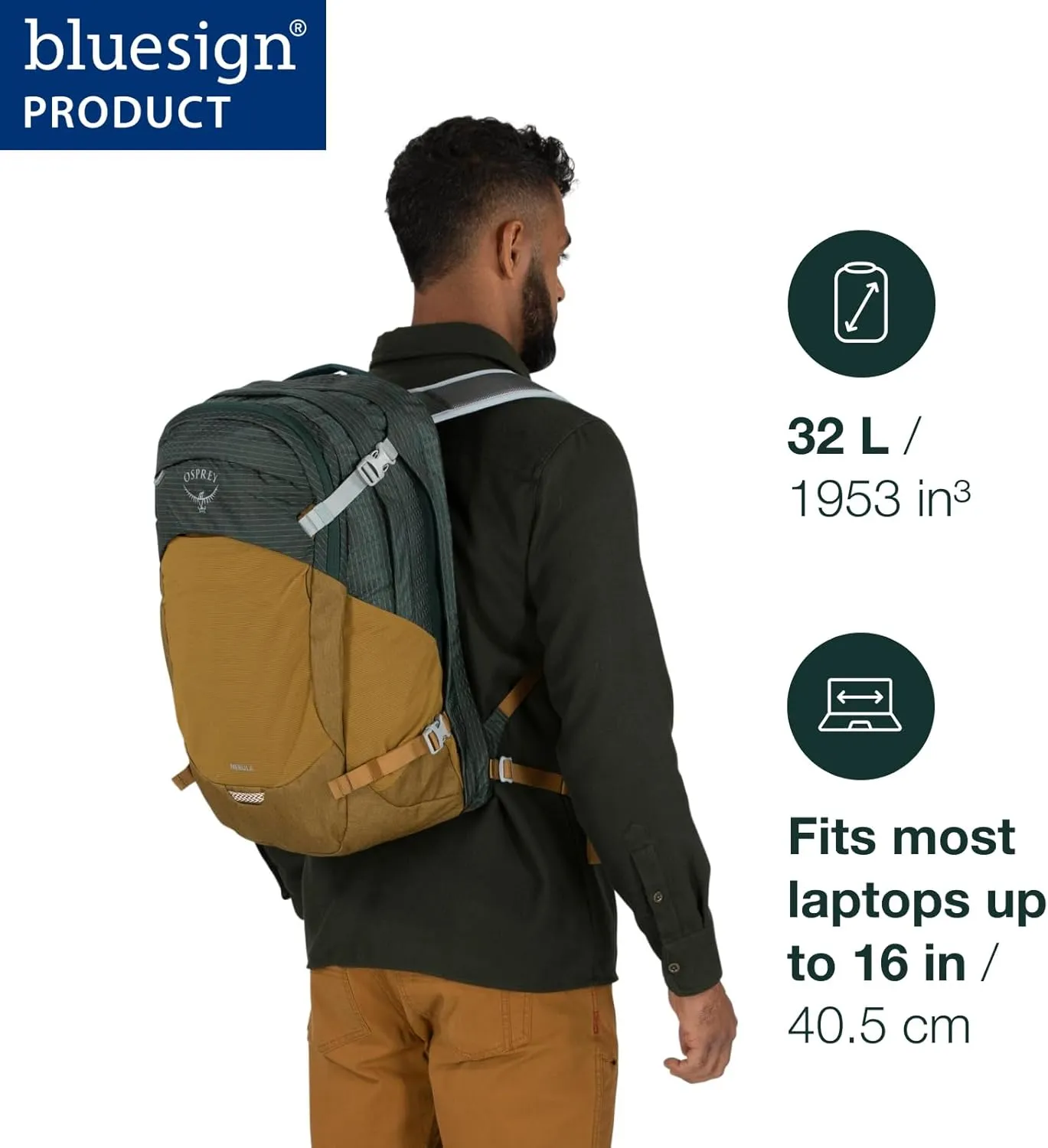 Osprey Nebula Commuter Backpack, Toffee Orange Heather