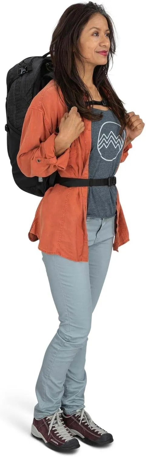 Osprey Tropos Laptop Backpack, Tungsten Soundwave/Grey Heather