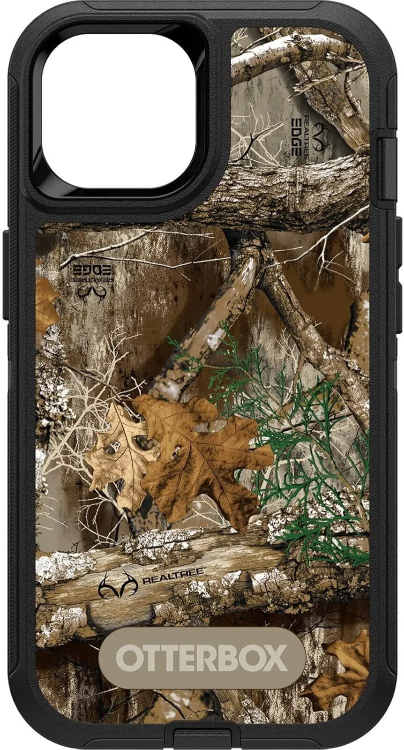 OtterBox iPhone 14 & iPhone 13 (Only) - Defender Series Case - Realtree Edge (Black/Realtree Edge Graphic) - Rugged & Durable - with Port Protection - Case Only - Non-Retail Packaging