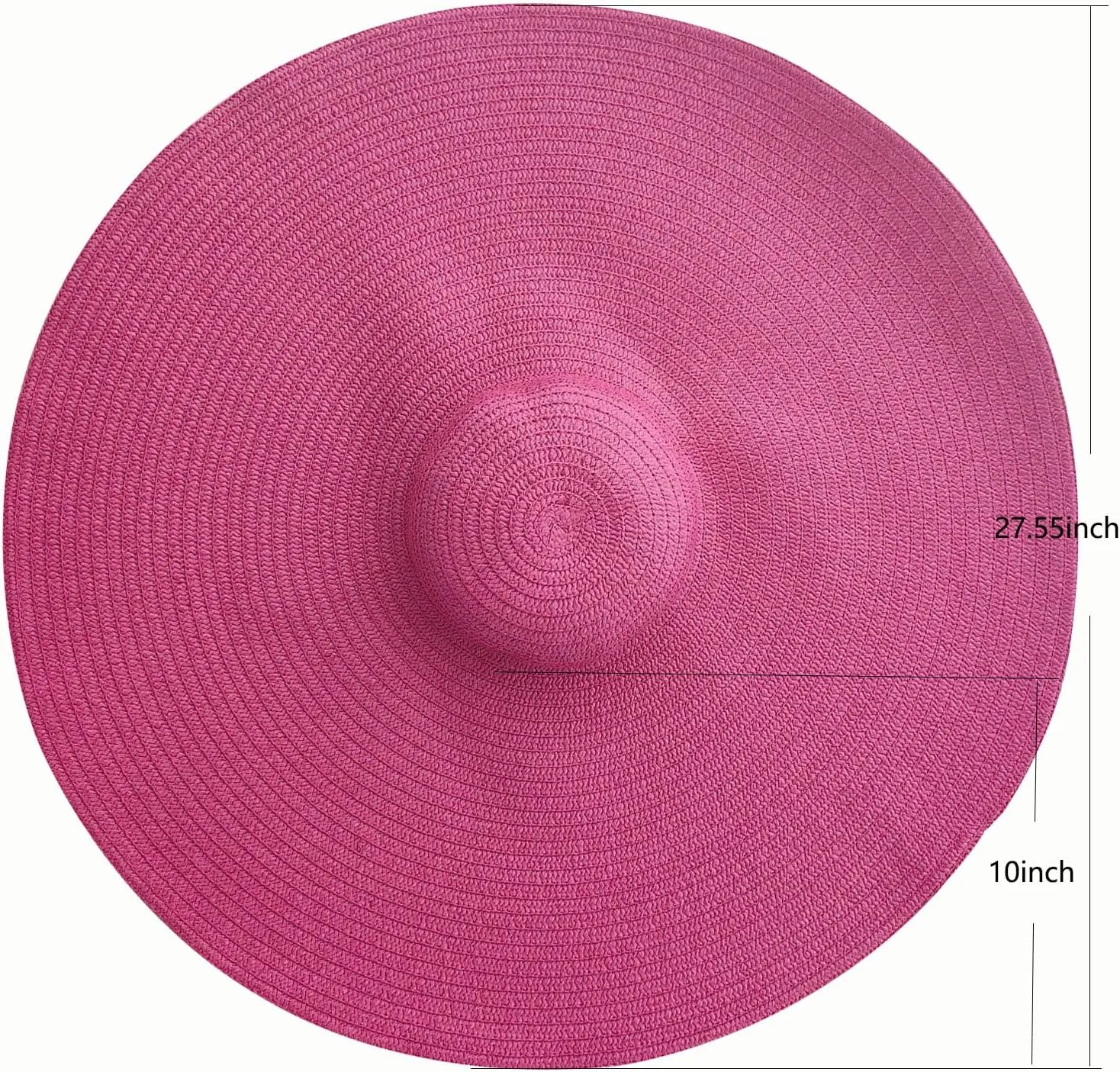 Oversized Beach Straw Hats for Women Extra Large Wide Brim Beach Hat Foldable Roll up Floppy Sun Hat