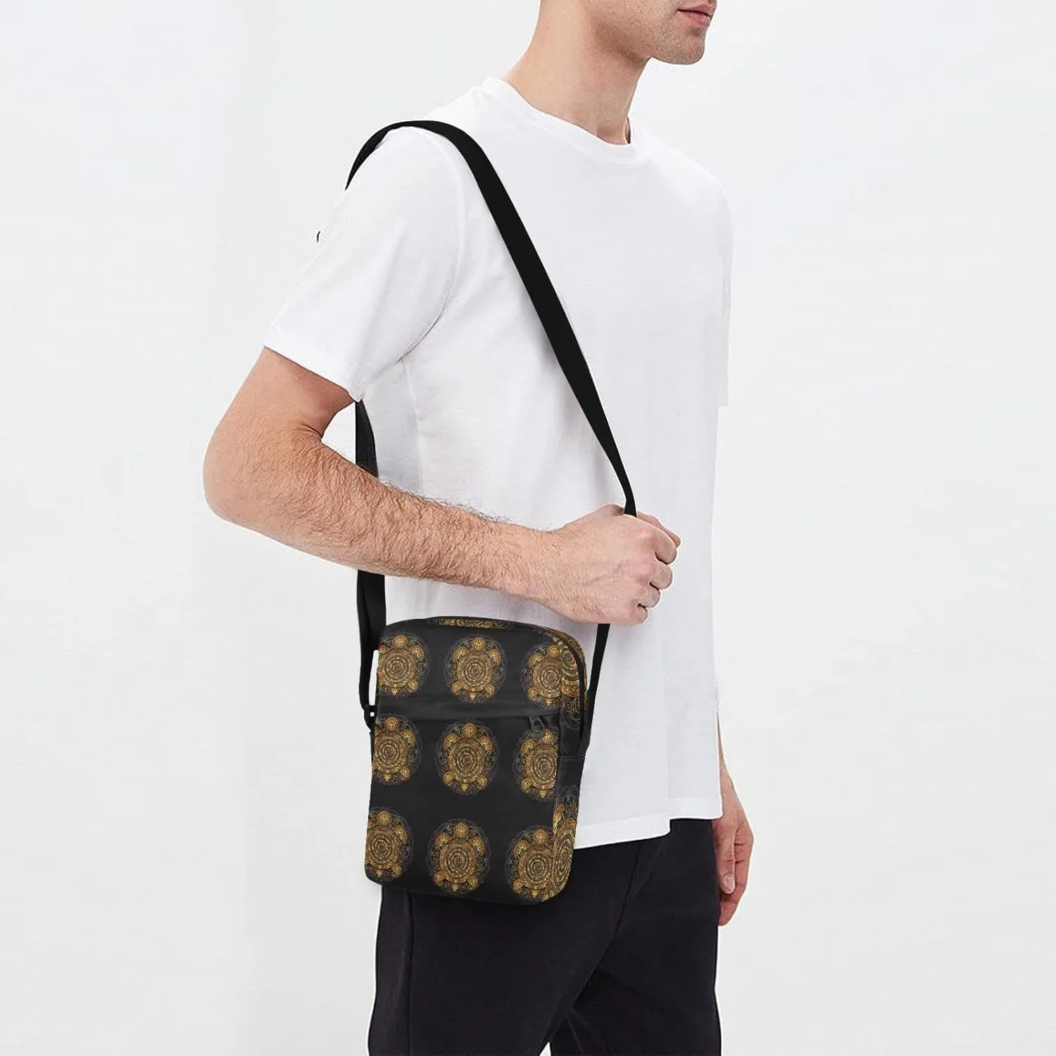 Oyihfvs Messenger Bag, Men's Crossbody Bag, Women's Crossbody Bag with Adjustable Strap