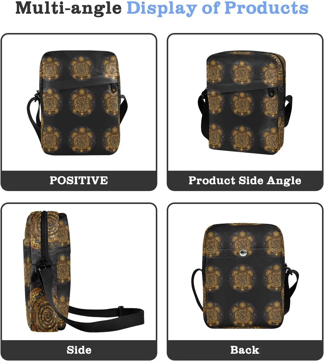 Oyihfvs Messenger Bag, Men's Crossbody Bag, Women's Crossbody Bag with Adjustable Strap