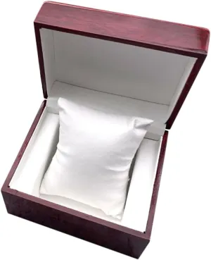Painted Jewelry Storage Box Wooden Watch Case Spray Painted Removable Pillow Wooden Interior