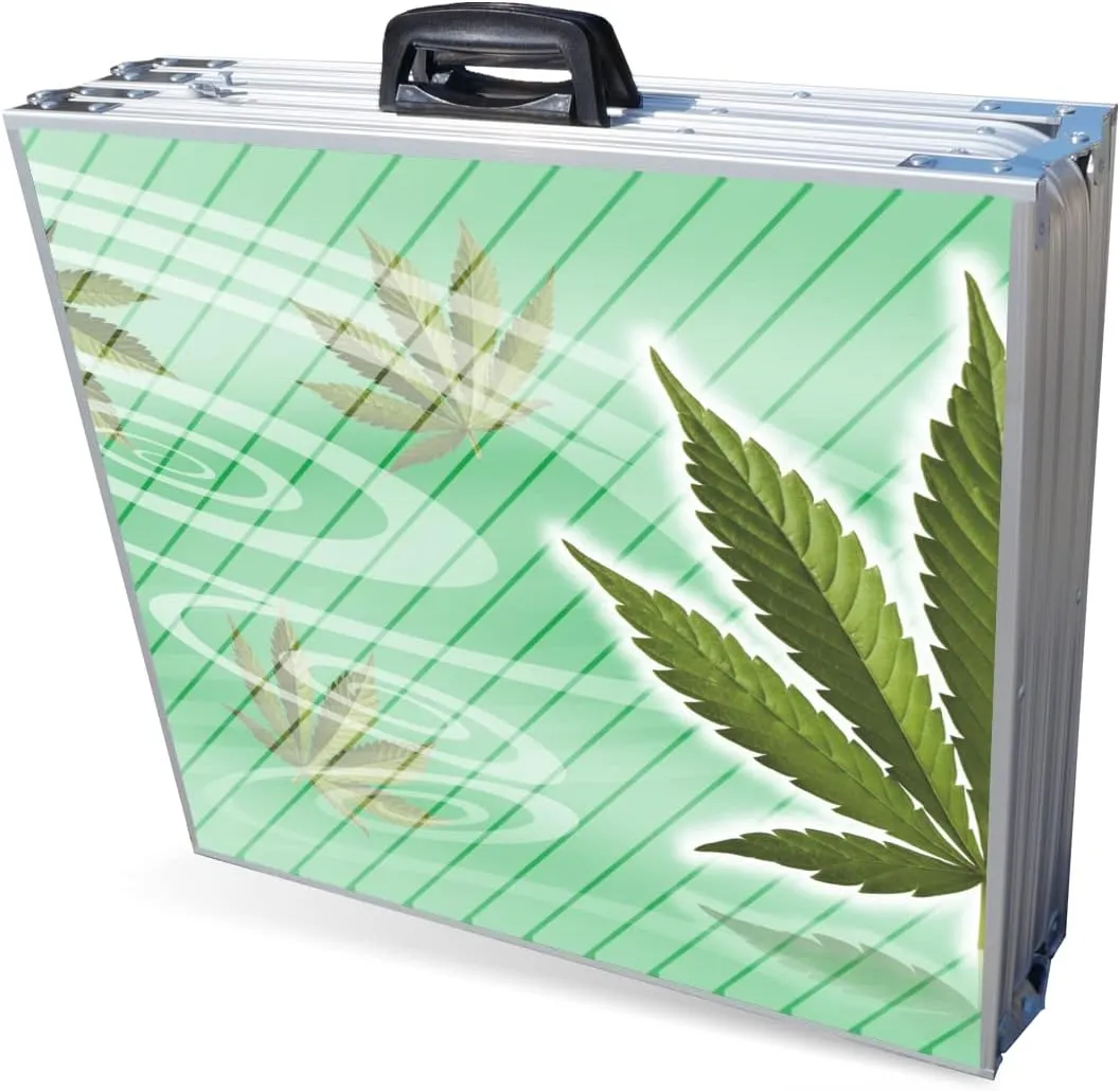 PARTYPONG 8-Foot Folding Beer Pong Table - High Times Edition (Base Model)