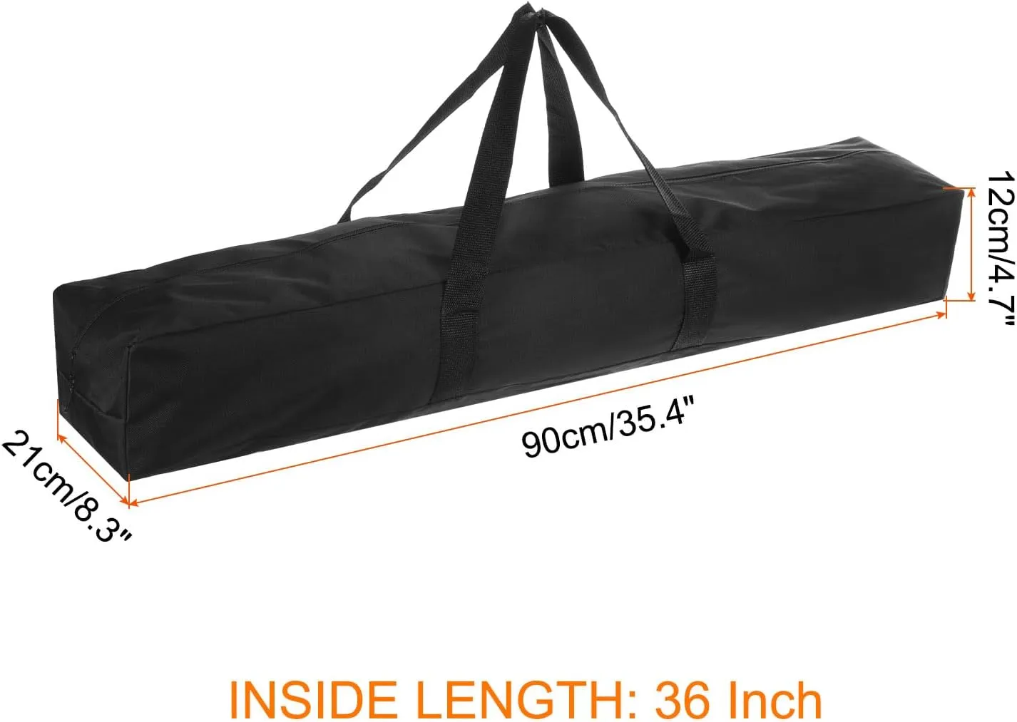 PATIKIL 34 Inch Camp Chair Replacement Bag, Nylon Foldable Carrying Bag Large Tote Bag Lightweight Storage Bag for Outdoor Camping, Black