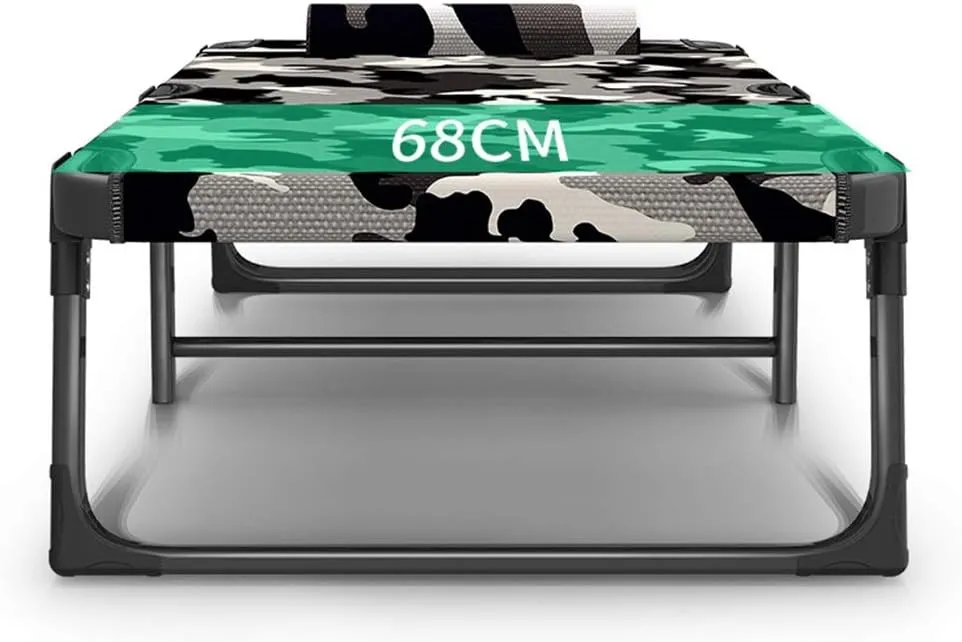 Patio Lounge Chairs Folding Camp Cot,Comfort Folding Military Bed Camping COT with Free Mat Ideal for Camping and Hunting, Indoor Guest Bed, Easy Assemble Reclining Patio Chairs