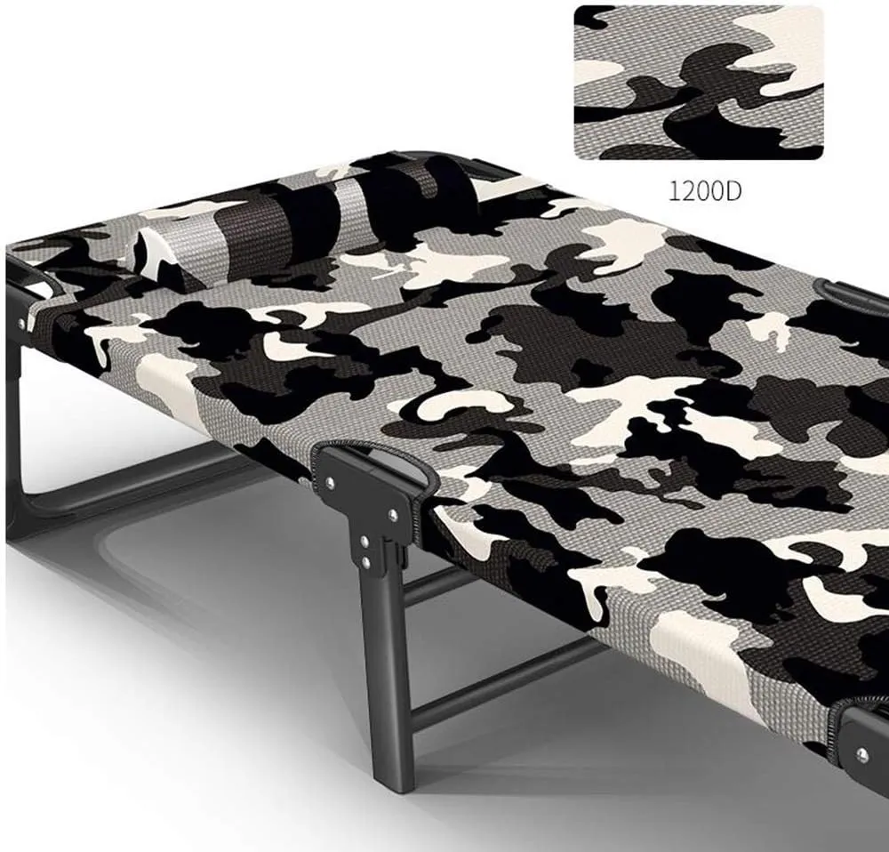 Patio Lounge Chairs Folding Camp Cot,Comfort Folding Military Bed Camping COT with Free Mat Ideal for Camping and Hunting, Indoor Guest Bed, Easy Assemble Reclining Patio Chairs