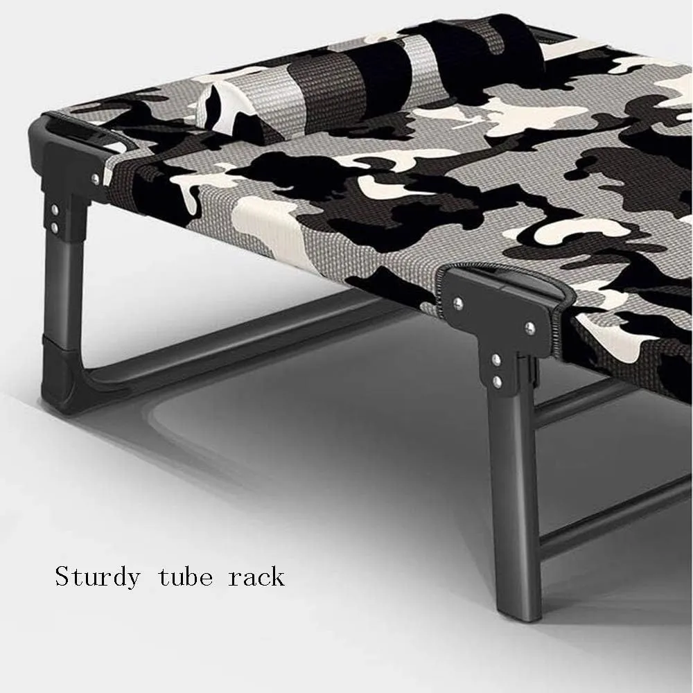 Patio Lounge Chairs Folding Camp Cot,Comfort Folding Military Bed Camping COT with Free Mat Ideal for Camping and Hunting, Indoor Guest Bed, Easy Assemble Reclining Patio Chairs