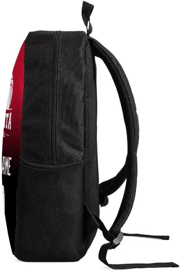 Personalized Atlanta Basketball Sports Backpack Custom City Fan Gift Shoulder Bag Add Name and Number Casual Bag