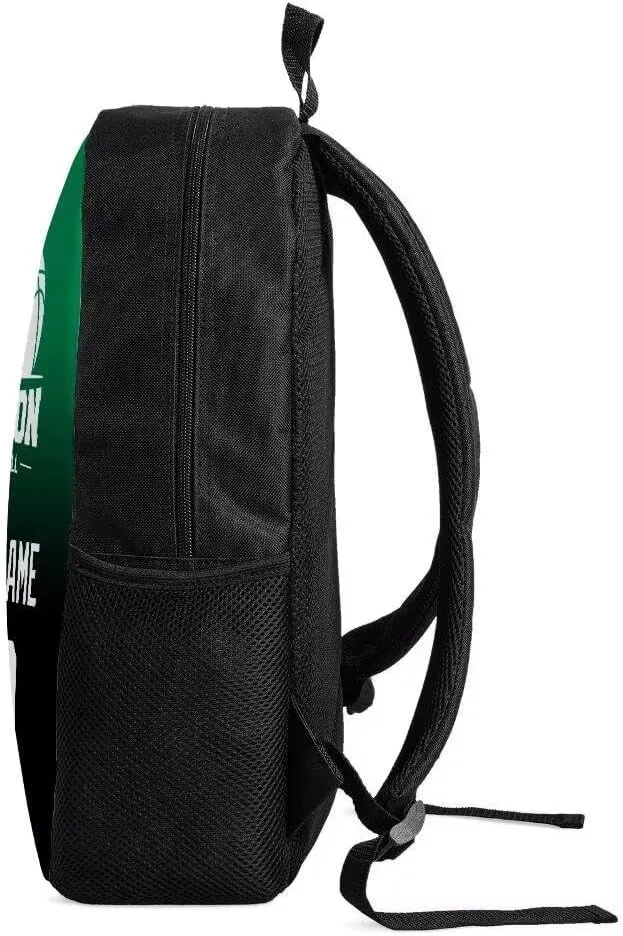 Personalized Boston Basketball Sports Backpack Custom City Fan Gift Shoulder Bag Add Name and Number Casual Bag
