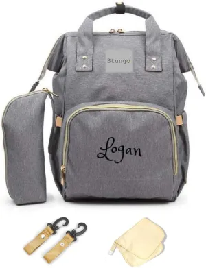 PERSONALIZED Large Diaper Knapsack/Tote Backpack/Messenger Shoulder Bag