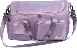 Personalized Travel Duffle Bag for Women: Waterproof Multi-compartment with Shoulder Strap, Gift for Traveler Lover