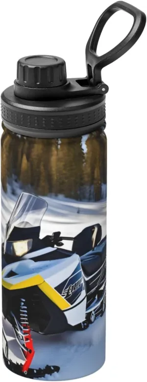 PHAYAH Advanced Snowmobile Camping Hiking Hydration Flask Stainless Steel, Double Walled & Vacuum Insulated Water Bottle