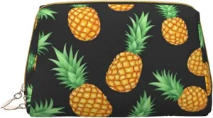Pineapple Toiletry Pouch, Travel-Friendly Makeup Organizer For Makeup Brushes, Lipsticks