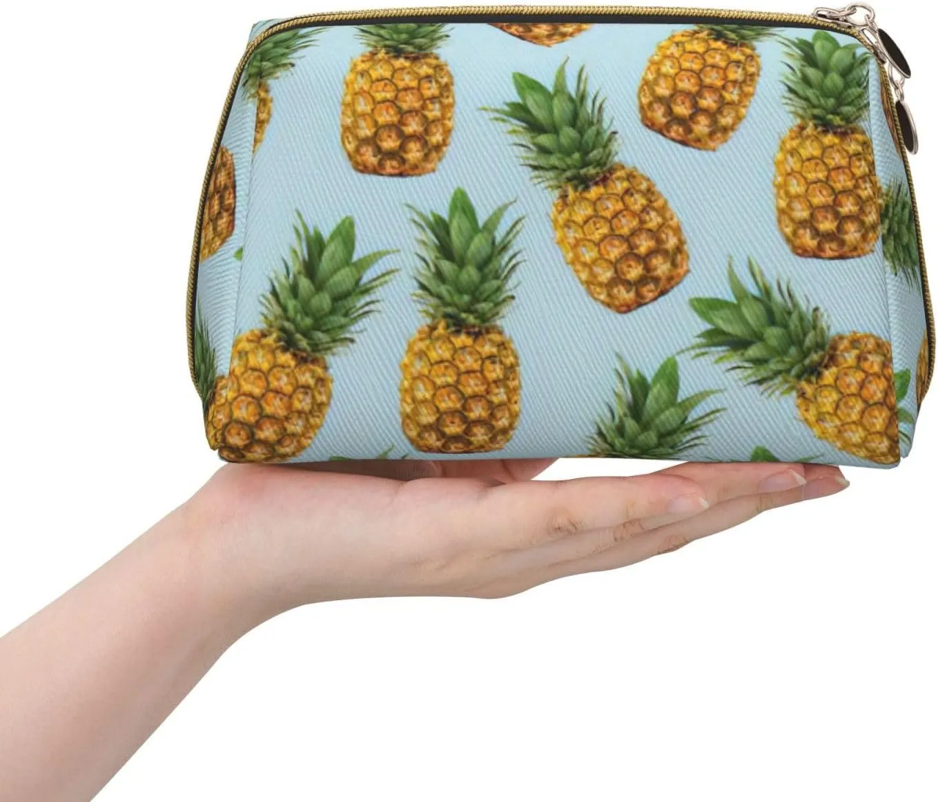 Pineapple. Toiletry Pouch, Travel-Friendly Makeup Organizer For Makeup Brushes, Lipsticks