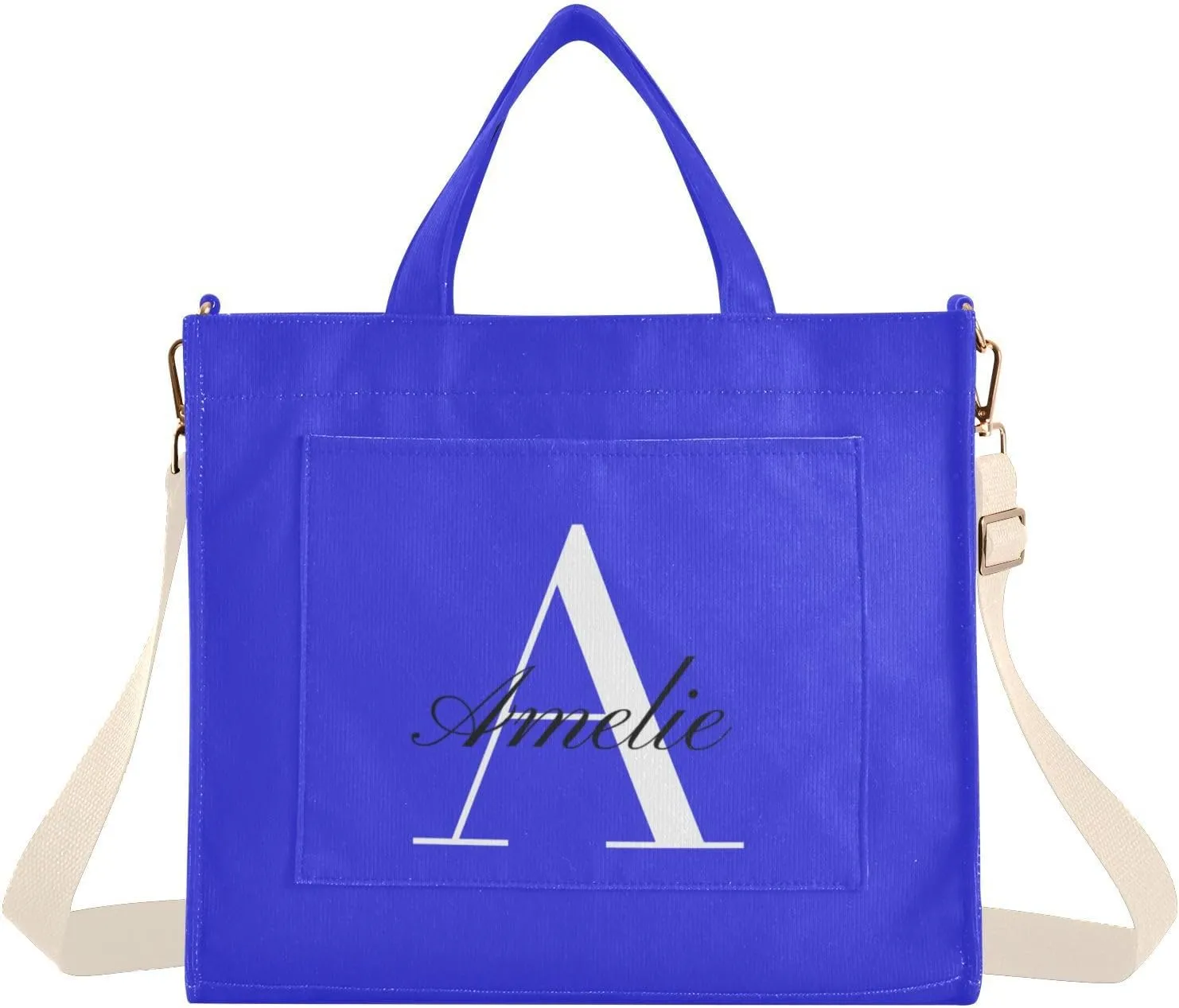 Pink Customized Tote Bag for Women Corduroy Crossbody Purse Handbag Shoulder Bag Nurse Bags for Girl College