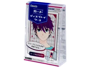 PLASTIC CARD DISPLAY CASE