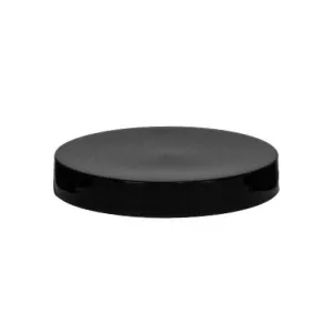 Plastic Smooth Cap with Pressure Sensitive Liner (PS) - Black (70/400)