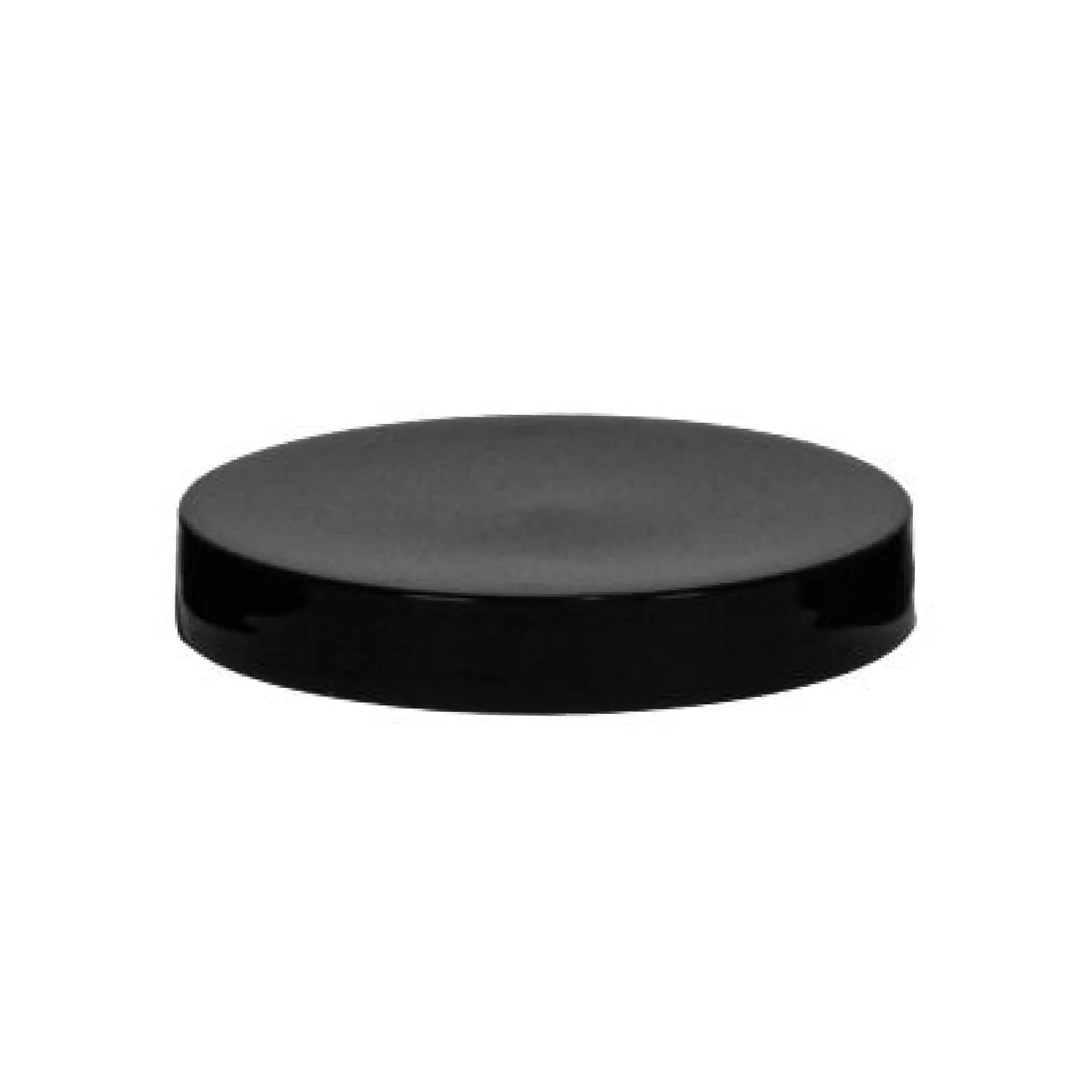 Plastic Smooth Cap with Pressure Sensitive Liner (PS) - Black (70/400)