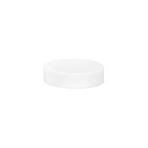 Plastic Smooth Cap with Pressure Sensitive Liner (PS) - White (43/400)