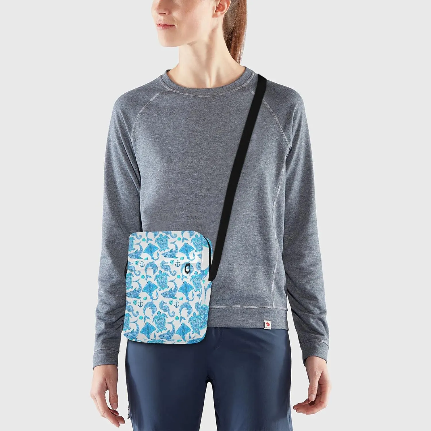 Poeticcity Crossbody Phone Bag, Small Messenger Shoulder Bag, Cash Handbag Wallet Purse