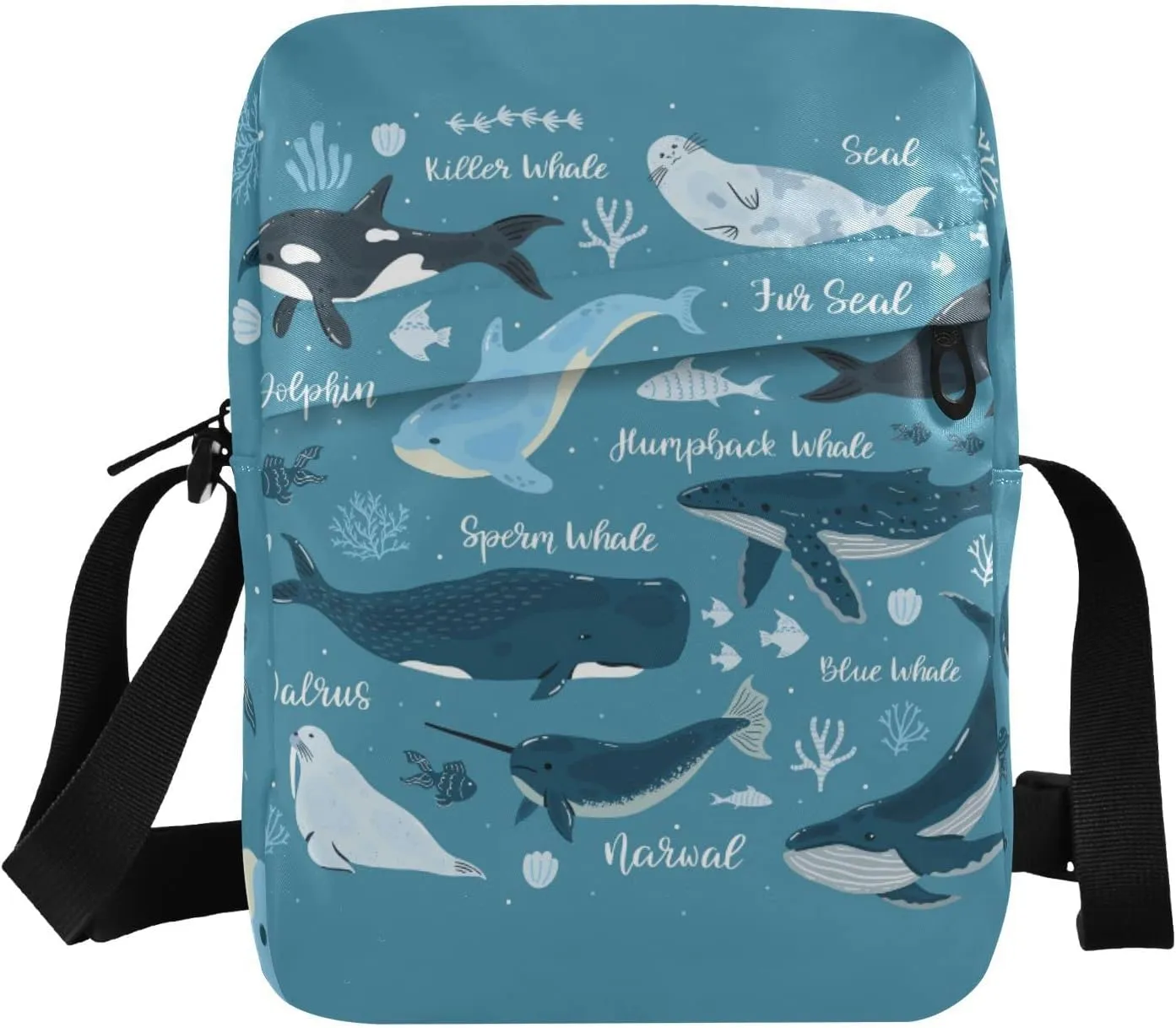 Poeticcity Crossbody Phone Bag, Small Messenger Shoulder Bag, Cash Handbag Wallet Purse