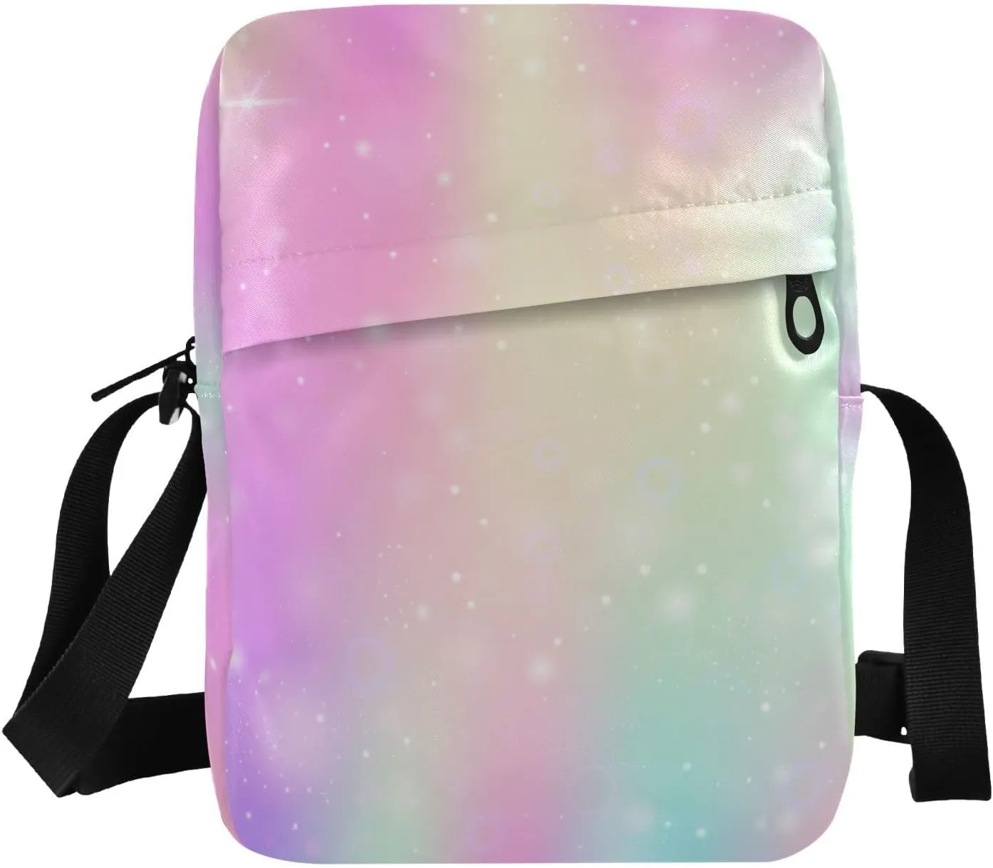 Poeticcity Crossbody Phone Bag, Small Messenger Shoulder Bag, Cash Handbag Wallet Purse
