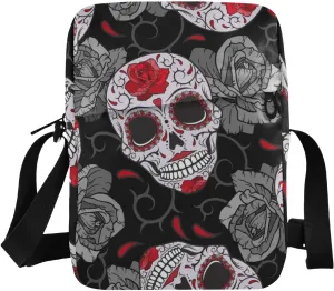 Poeticcity Crossbody Phone Bag, Small Messenger Shoulder Bag, Cash Handbag Wallet Purse