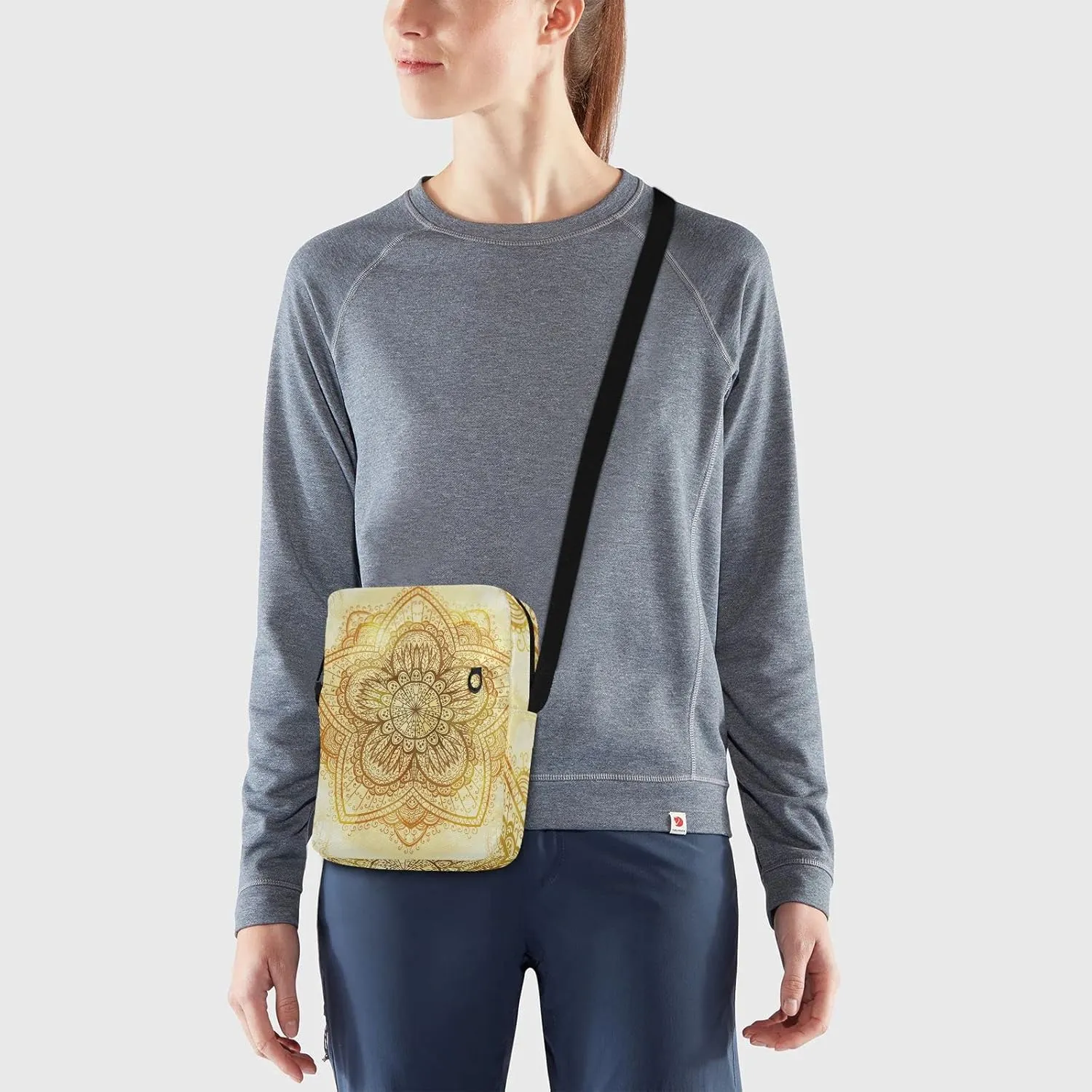 Poeticcity Crossbody Phone Bag, Small Messenger Shoulder Bag, Cash Handbag Wallet Purse