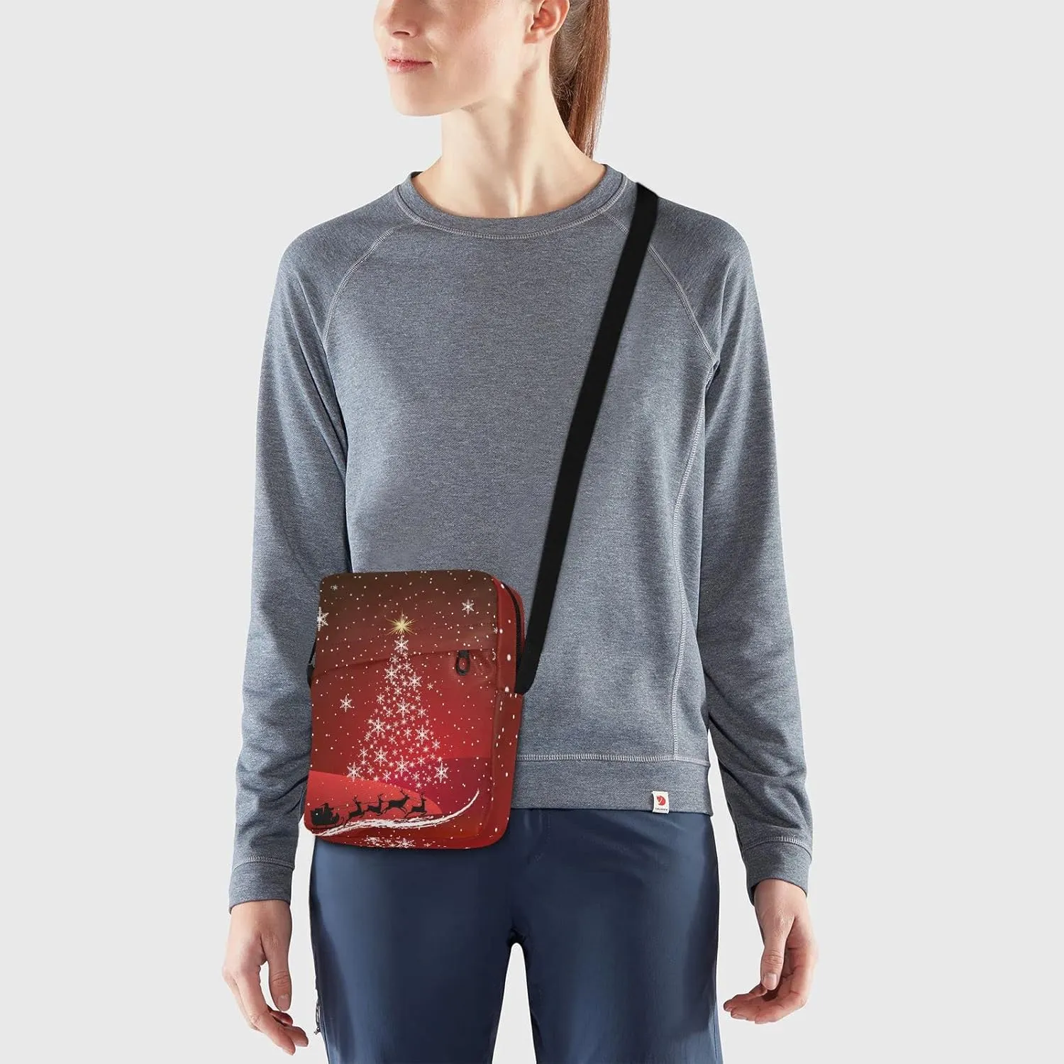 Poeticcity Crossbody Phone Bag, Small Messenger Shoulder Bag, Cash Handbag Wallet Purse