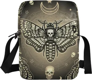 Poeticcity Crossbody Phone Bag, Small Messenger Shoulder Bag, Cash Handbag Wallet Purse