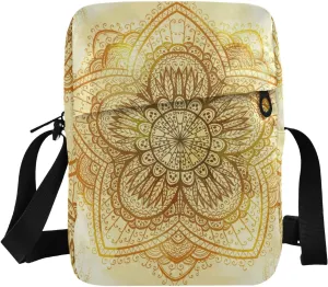 Poeticcity Crossbody Phone Bag, Small Messenger Shoulder Bag, Cash Handbag Wallet Purse