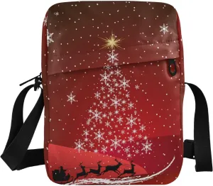 Poeticcity Crossbody Phone Bag, Small Messenger Shoulder Bag, Cash Handbag Wallet Purse