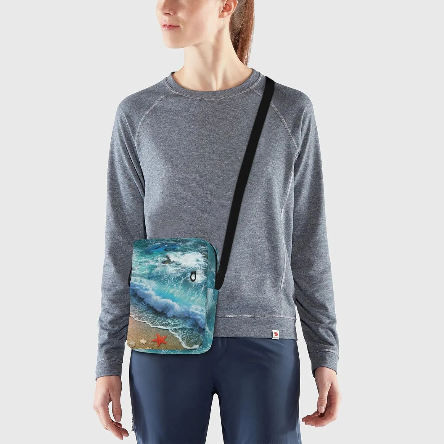 Poeticcity Crossbody Phone Bag, Small Messenger Shoulder Bag, Cash Handbag Wallet Purse